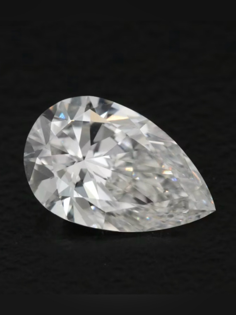 Pear Cut Lab Grown Loose Diamond - 1.51 CTW